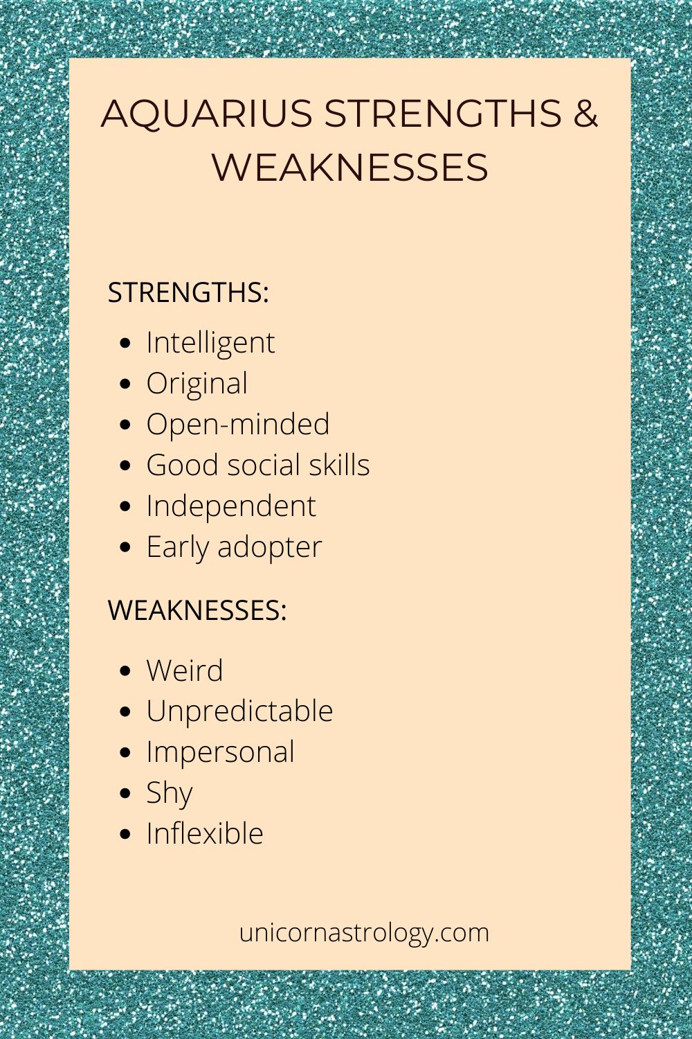 3 Strengths And Weaknesses