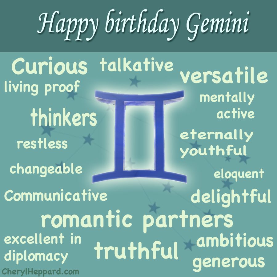 Celebrations For Gemini Birthday