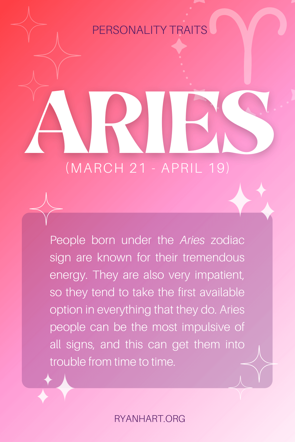 March 21 Sign: Aries
