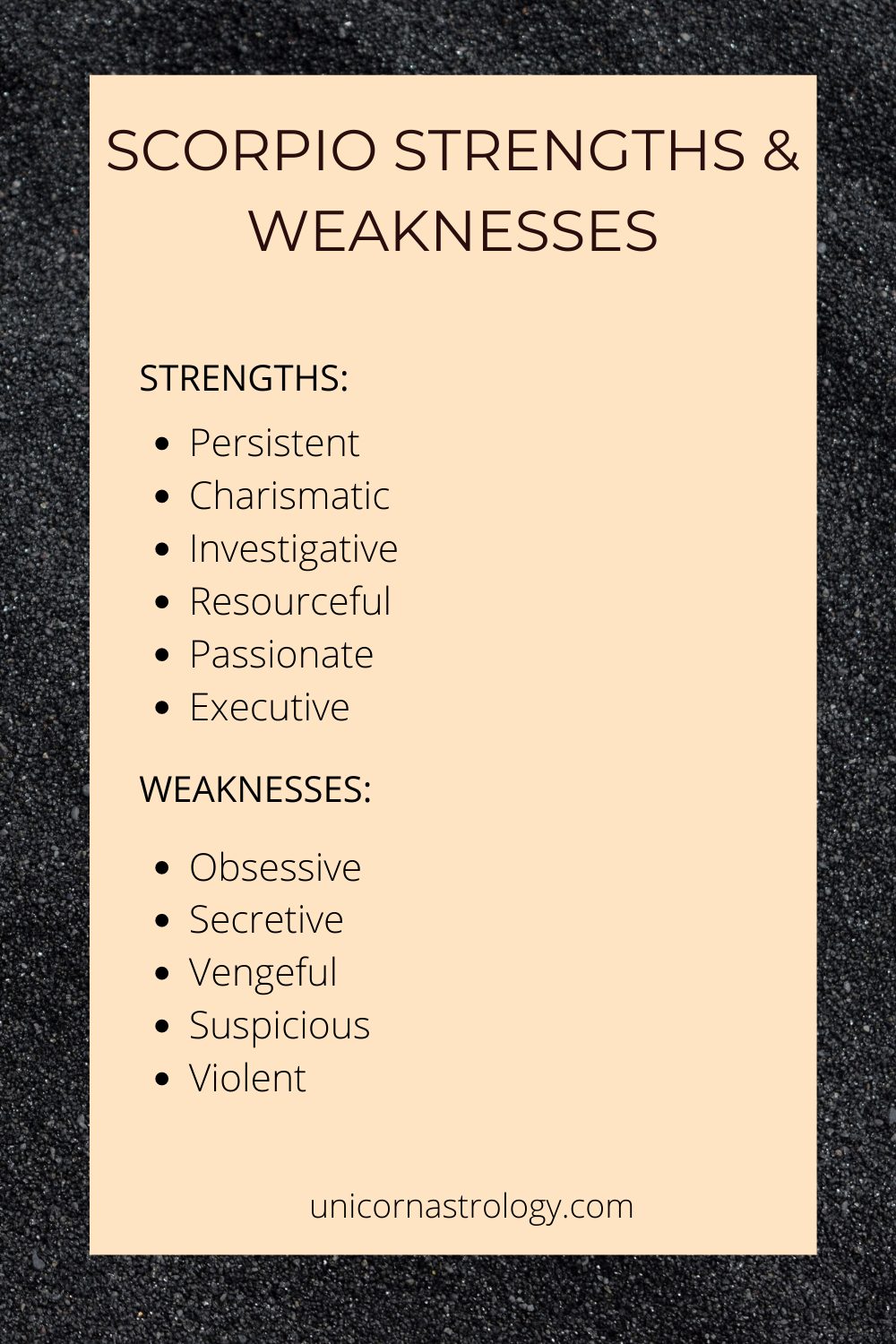 Strengths And Weaknesses